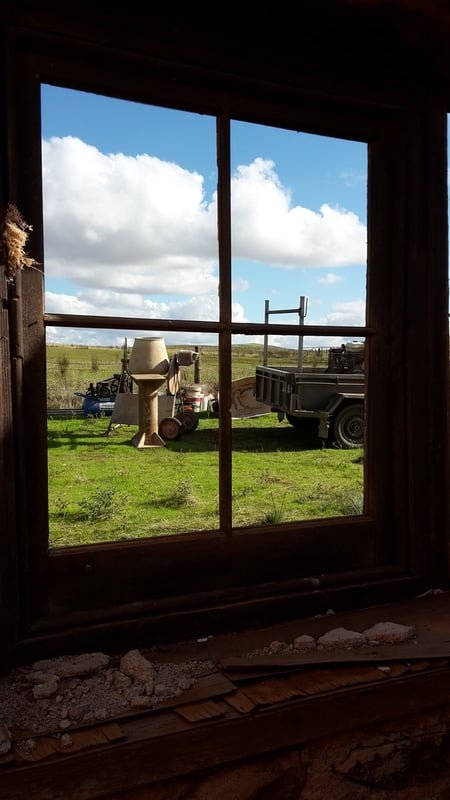 ANZAC Day and our stonemason is finally on site!